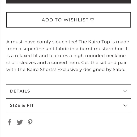 Sabo skirt mustard knit top - Picture 2 of 4